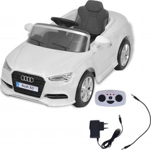vidaXL Elektryczny samochód dla dzieci z pilotem Audi A3 białe 3