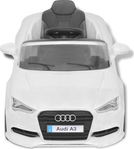 vidaXL Elektryczny samochód dla dzieci z pilotem Audi A3 białe 5
