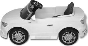 vidaXL Elektryczny samochód dla dzieci z pilotem Audi A3 białe 6
