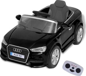 vidaXL Elektryczny samochód dla dzieci z pilotem Audi A3 czarne 1