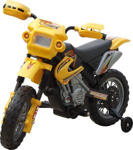 vidaXL Motorek elektryczny dla dzieci (żółty) 1