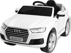 vidaXL Elektryczny samochód dla dzieci, białe Audi Q7, 6 V 1