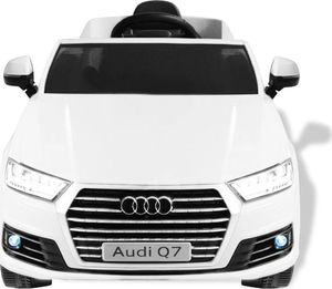 vidaXL Elektryczny samochód dla dzieci, białe Audi Q7, 6 V 2