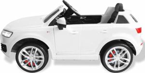 vidaXL Elektryczny samochód dla dzieci, białe Audi Q7, 6 V 4