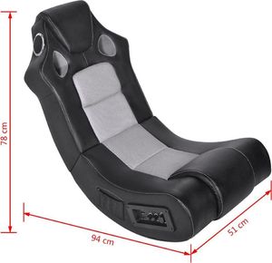 Fotel vidaXL bujany fotel muzyczny (241960) 6