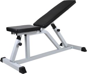 vidaXL vidaXL Ławka do ćwiczeń ze sztangą i zestawem hantli, 30,5 kg 6