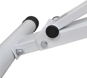 vidaXL Ławka do ćwiczeń ze sztangą i zestawem hantli, 60,5 kg 6