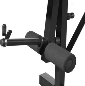 vidaXL Składana ławka do ćwiczeń+hantle+sztanga, domowa siłownia 4