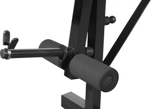 vidaXL Stabilna składana ławeczka pod sztangę 4