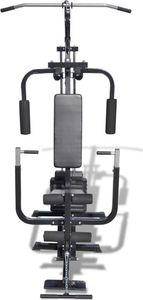 vidaXL Atlas do ćwiczeń czarny 2