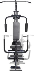 vidaXL Atlas do ćwiczeń czarny 3