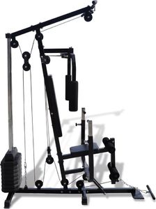 vidaXL Atlas do ćwiczeń czarny 4