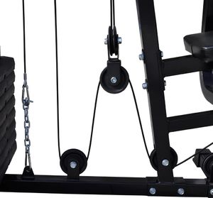 vidaXL Atlas do ćwiczeń czarny 5