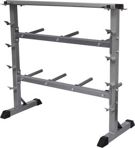 vidaXL Stojak na hantle i sztangi 2