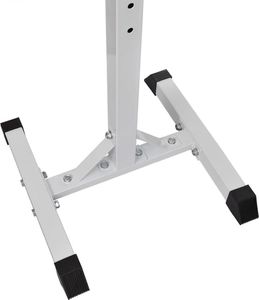 vidaXL Stojak na sztangę w zestawie ze sztangą i hantlami, 60,5 kg 4