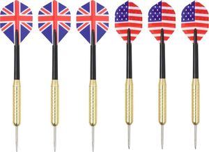 vidaXL Profesjonalna sizalowa tarcza do darta z 6 rzutkami 4