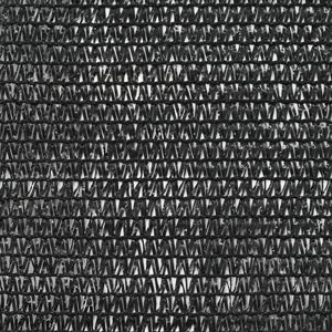 vidaXL Siatka ochronna do kortu tenisowego, HDPE, 1x25 m, czarna 2