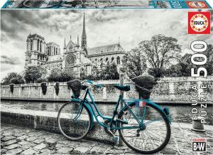 Educa Puzzle 500 elementów Rower w pobliżu Notre Dame 1