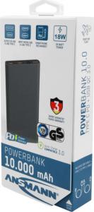 Powerbank Ansmann 10000 mAh Czarny  (1700-0115) 8