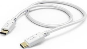 Kabel USB Hama USB-C - USB-C 1.5 m Biały (183328) 1