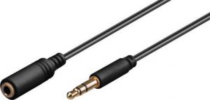 Kabel MicroConnect Jack 3.5mm - Jack 3.5mm 3m czarny (AUDLG3G) 1