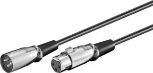 Kabel MicroConnect XLR - XLR 5m czarny (XLRMF5) 1