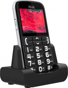 Telefon komórkowy Nous Helper Brak danych Dual SIM Czarny 1
