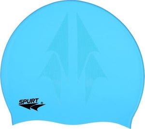 Spurt JEDNOKOLOROWY SE25 NIEBIESKI Z TŁOCZENIEM CZEPEK SILIKONOWY SPURT 2