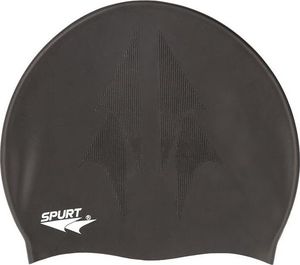 Spurt JEDNOKOLOROWY SH80 CZARNY Z TŁOCZENIEM CZEPEK SILIKONOWY SPURT 2