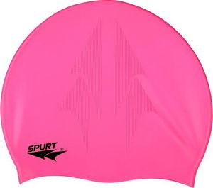 Spurt JEDNOKOLOROWY SC16 RÓŻOWY Z TŁOCZENIEM CZEPEK SILIKONOWY SPURT 2