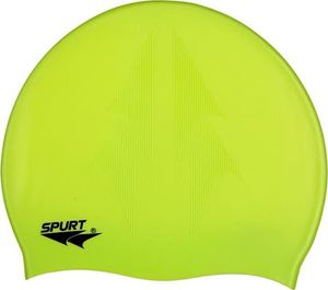 Spurt JEDNOKOLOROWY SE23 ZIELONY Z TŁOCZENIEM CZEPEK SILIKONOWY SPURT 2