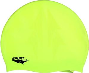 Spurt JEDNOKOLOROWY F213 ŻÓŁTY Z TŁOCZENIEM CZEPEK SILIKONOWY SPURT 2