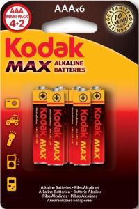 Kodak Bateria Max AAA / R03 6 szt. 1