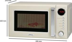 Kuchenka mikrofalowa Bomann MIKROFALÓWKA BOMANN MWG 2270 CB BEŻOWA 3
