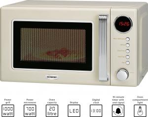 Kuchenka mikrofalowa Bomann MIKROFALÓWKA BOMANN MWG 2270 CB BEŻOWA 4
