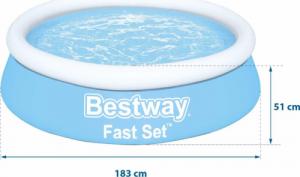 Bestway Basen rozporowy Fast Set 183cm (57392) 6
