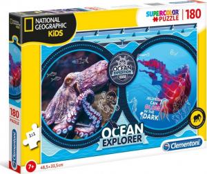 Clementoni Puzzle 180 elemntów National Geographic Kids Ocean Expeditio 1