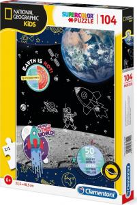 Clementoni Puzzle 104 elementów National Kids Space Explorer 1