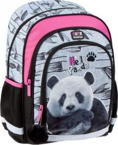 Starpak Plecak szkolny Panda szary (448332) 1