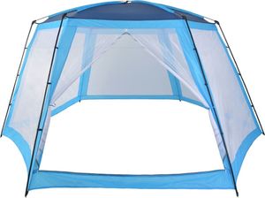 vidaXL Namiot do basenów, tkanina, 660x580x250, niebieski 3