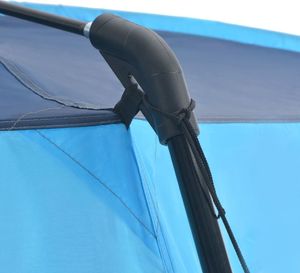 vidaXL Namiot do basenów, tkanina, 660x580x250, niebieski 4