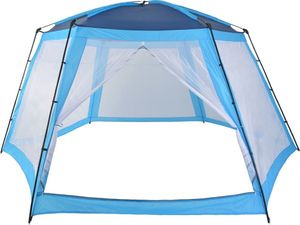 vidaXL Namiot do basenów 590x520x250 cm niebieski (91575) 3