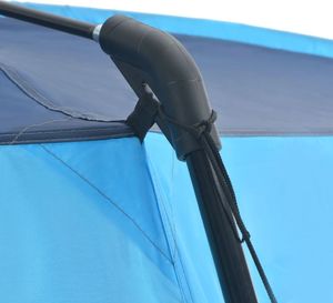 vidaXL Namiot do basenów, tkanina, 500 cm, niebieski 4