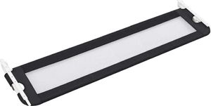 vidaXL Barierka do łóżeczka dziecięcego, szara, 180x42 cm, poliester 4