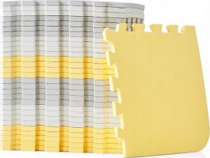 KinderKraft Mata piankowa Luno yellow 2