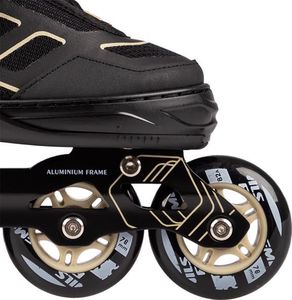 Rolki Nils Extreme NA14174A rekreacyjne regulowane czarne r. 39-42 6