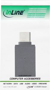 Adapter USB InLine USB-C - USB Czarny  (35805) 3