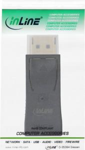 Adapter AV InLine DisplayPort - HDMI czarny (17198L) 3