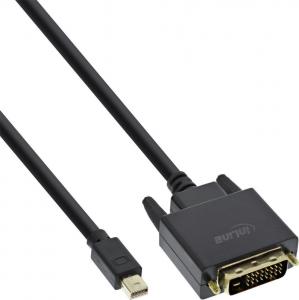 Kabel InLine DisplayPort - DVI-D 1m czarny (17221) 1