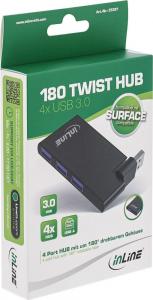 HUB USB InLine 4x USB-A 3.0 (35391) 3